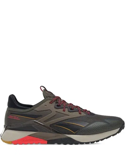 Reebok Nano X2 Tr Adventure "black/green" Sneakers In Multi