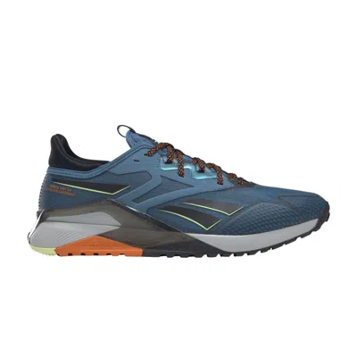 Pre-owned Reebok Nano X2 Tr Adventure 'steely Blue Smash Orange'