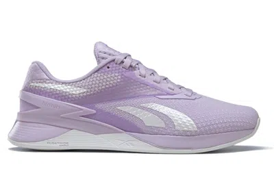 Pre-owned Reebok Nano X3 (women's) Sneakers In Purple Oasis/cold Grey/vector Blue