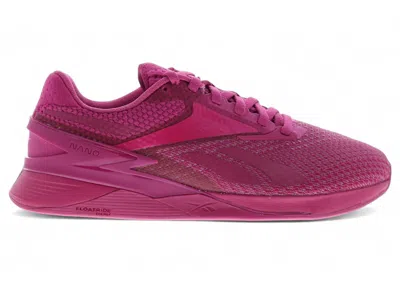Pre-owned Reebok Nano X3 (women's) Sneakers In Semi Proud Pink/laser Pink