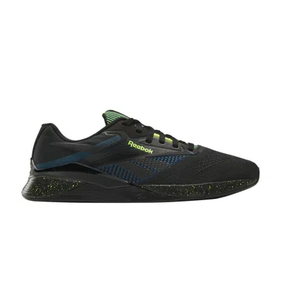Pre-owned Reebok Nano X4 'black Blue Digital Lime'