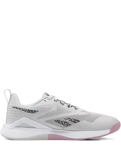 Reebok Nanoflex Patterned Trainers In Gray