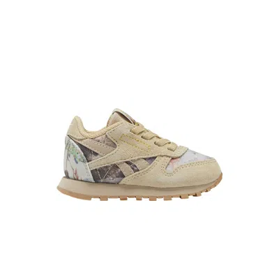Pre-owned Reebok National Geographic X Classics Leather Toddler 'animal Print' | Brown | Infant Size 4
