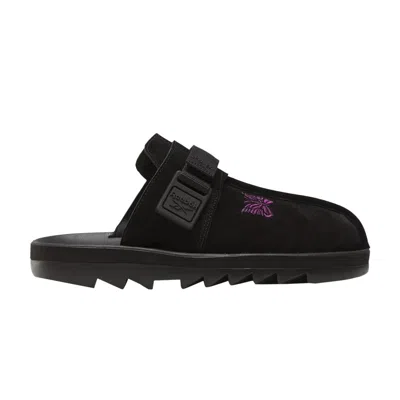Pre-owned Reebok Needles X Beatnik Slides 'black'