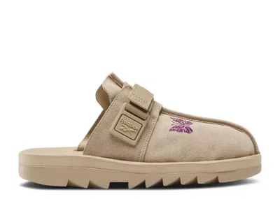 Reebok Needles X  Beatnik Slides 'canvas' In Brown