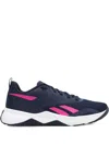 Reebok Nfx "vector Navy/batic Blue/porcelain Pink" Sneakers In Blue