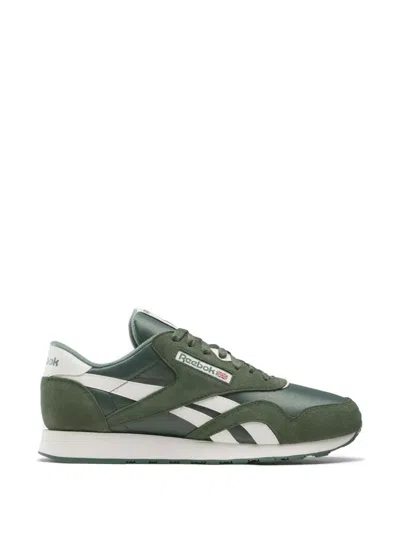 Reebok Nylon Classic Sneakers In Green