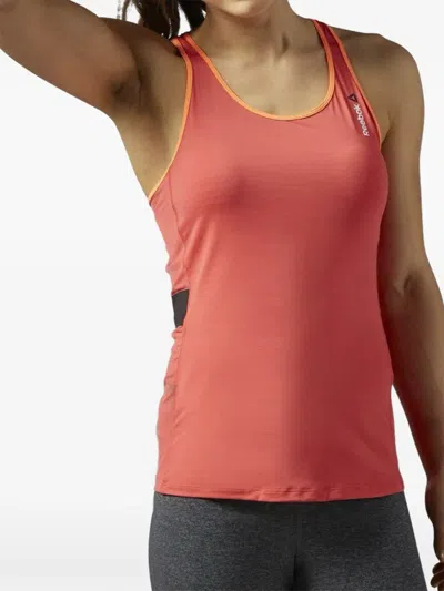 Reebok One Series Activchill Racerback Tank Top In Red