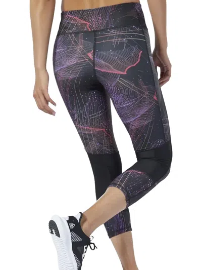 Reebok One Series Running 3/4 Leggings In Blue