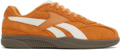 Reebok Orange & White Hammer Street Sneakers In Sunbaked Clay/chalk