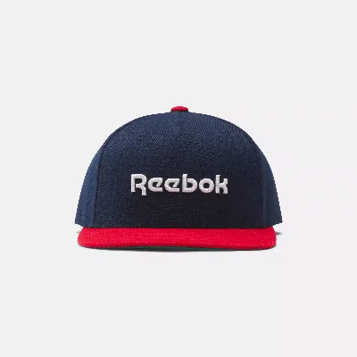 Reebok Original Flat Brim Cap In Blue