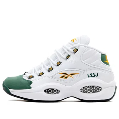 Reebok Packer Shoes X Question Mid 'for Player Use Only - Lebron James' In White