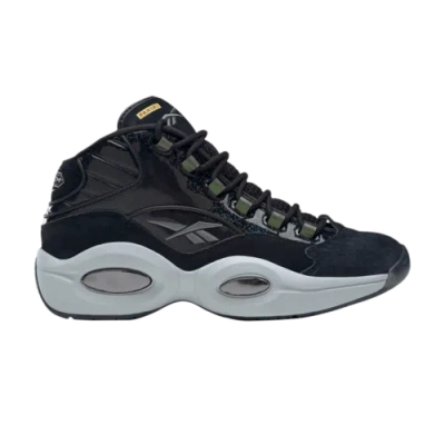 Pre-owned Reebok Panini X Question Mid 'black Pulsar Prizm' Hq4135 In Core Black/pure Grey 6/silver Metallic