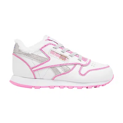 Pre-owned Reebok Peppa Pig X Classic Leather Step 'n' Flash Toddler 'suzy Sheep' | White | Infant Size 4