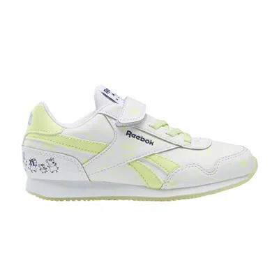 Pre-owned Reebok Peppa Pig X Royal Classic Jogger 3 J 'glow In The Dark' | White | Kid's Size 1