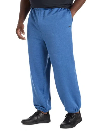 Reebok Performance Fleece Joggers In Blue