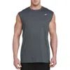 Reebok Performance Jersey Tech Muscle Tee In Granite