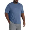 Reebok Performance Jersey Tech T-shirt In Shadow Blue Heather
