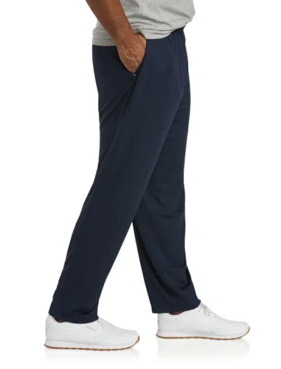 Reebok Performance Mesh Open-hem Pants In Navy