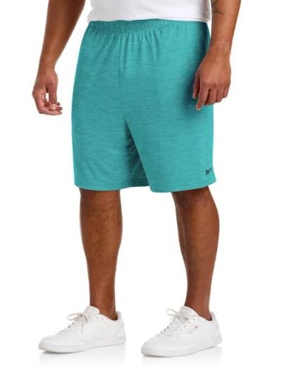 Reebok Performance Tech Heather Shorts In Green
