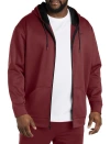 Reebok Performance Zip-front Hoodie In Rich Maroon Sld