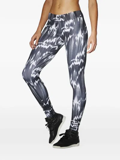 Reebok Pes Aop Leggings In Gray