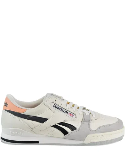 Reebok Phase 1 Pro Ft "chalk/sunbaked Orange" Sneakers In Neutral