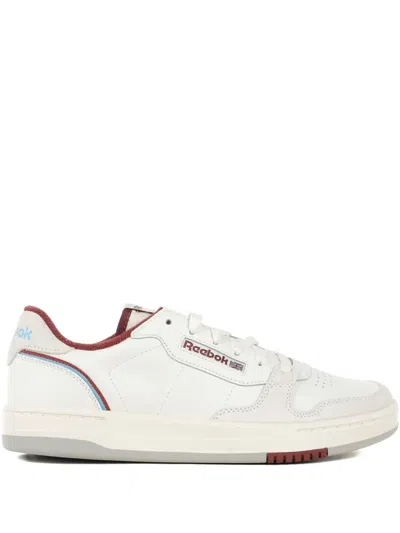 Reebok Phase Court "chalk Rich Maroon" Trainers In White