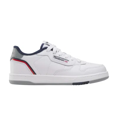 Pre-owned Reebok Phase Court Little Kid 'white Grey Vector Navy' | Kid's Size 2