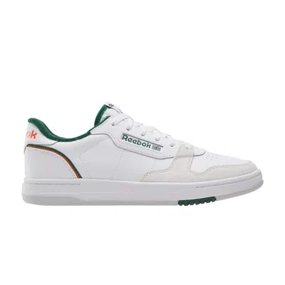 Pre-owned Reebok Phase Court 'white Dark Green'