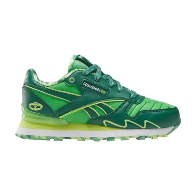 Pre-owned Reebok Pj Masks X Classic Leather Step 'n' Flash Little Kid 'gekko' | Green | Kid's Size 1