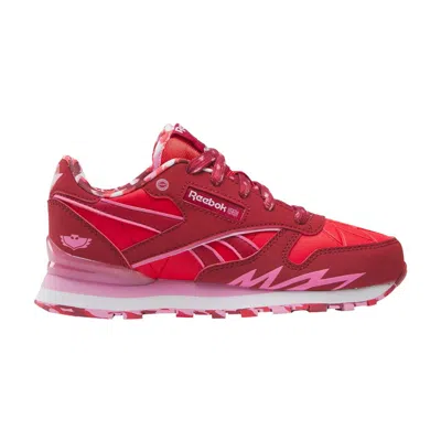 Pre-owned Reebok Pj Masks X Classic Leather Step 'n' Flash Little Kid 'owlette' | Red | Kid's Size 1