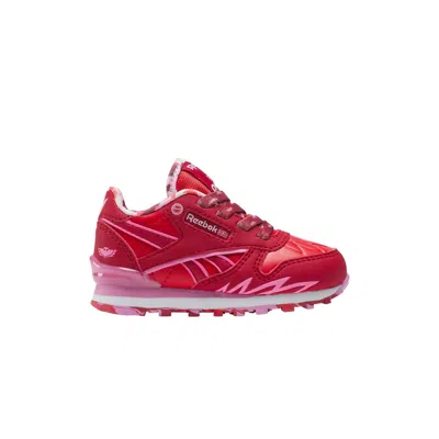Pre-owned Reebok Pj Masks X Classic Leather Step 'n' Flash Toddler 'owlette' | Red | Infant Size 9