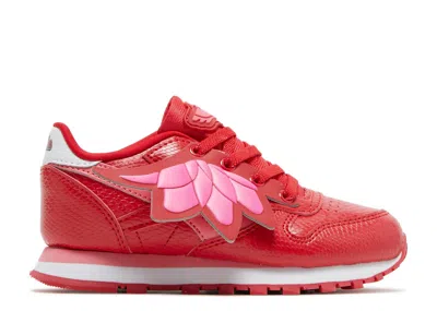 Reebok Babies'  Pj Masks X  Classic Leather Toddler 'owlette' In Red