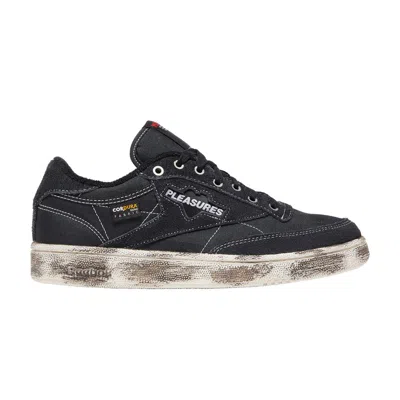 Pre-owned Reebok Pleasures X Club C 85 'black Chalk'