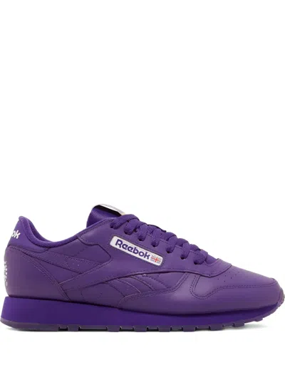 Reebok Popsicle Leather Trainers In Purple