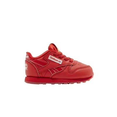 Pre-owned Reebok Popsicle X Classic Leather Toddler 'instinct Red' | Infant Size 4