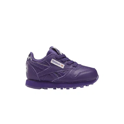 Pre-owned Reebok Popsicle X Classic Leather Toddler 'purple Emperor' | Infant Size 4