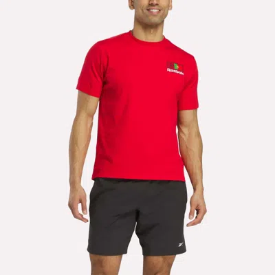 Reebok Portugal Football T-shirt In Red