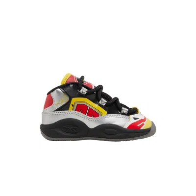Pre-owned Reebok Power Rangers X Question Mid Toddler 'megazord Battle Mode!' | Black | Infant Size 7