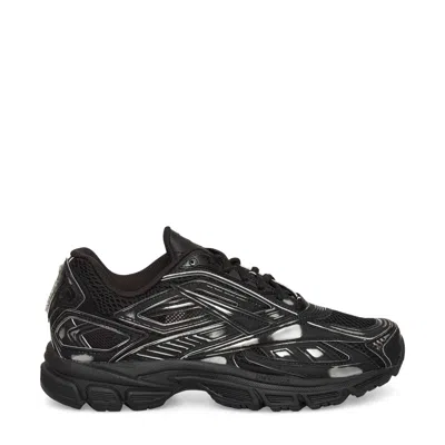 Reebok Premier Road Ultra Black Sneakers In Animal Print
