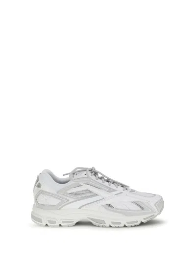 Reebok White Polyethylene Athletic Sneakers In Multi