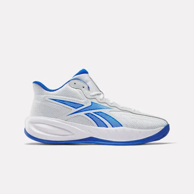 Reebok Press Retro Basketball Shoes In Blue