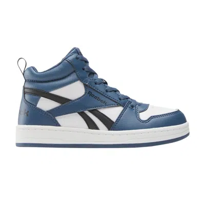 Pre-owned Reebok Prime Mid 2.0 Little Kid 'shadow Washed Black' | Blue | Kid's Size 12.5