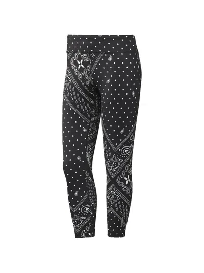 Reebok Printed Leggings In Black