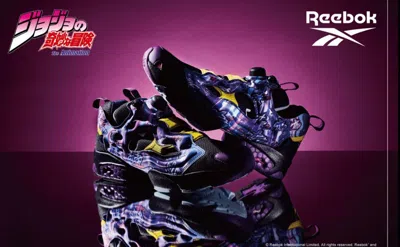 Pre-owned Reebok Psl Jojo's Bizarre Adventure × Reebook Sneaker Jojo Instapump Fury 94 Gift In Black