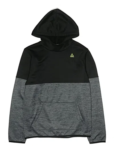 Pre-owned Reebok Kids' Pullover Hoodie In Black