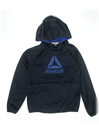 Pre-owned Reebok Kids' Pullover Hoodie In Black