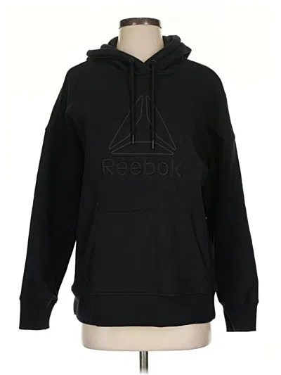 Pre-owned Reebok Pullover Hoodie In Black