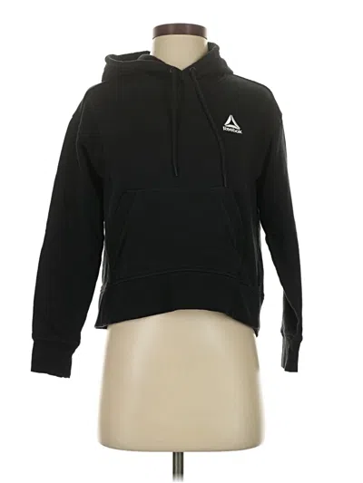 Pre-owned Reebok Pullover Hoodie In Black